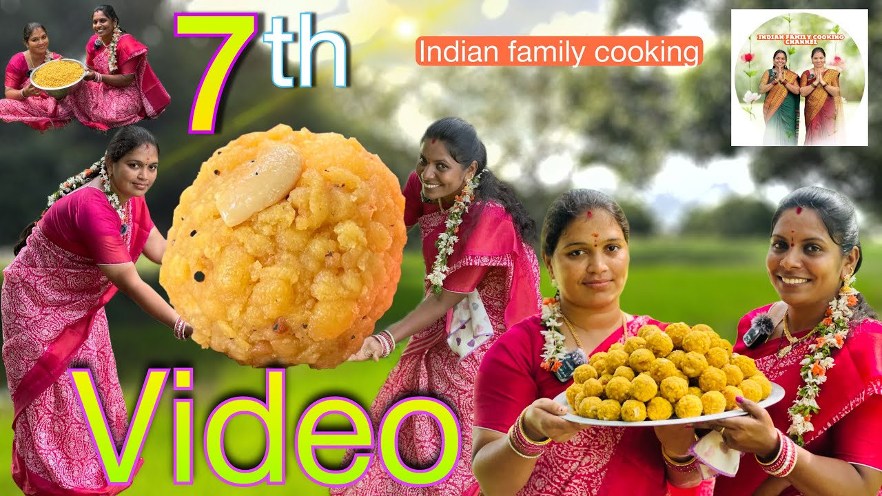 7th video ||￼ Indian family cooking channel #Laddu #ydtv #mpv #familycooking #indianfamilycooking