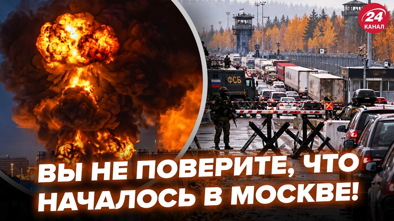⚡️МОСКВА В ЖУТКОЙ БЛОКАДЕ ПОСЛЕ УДАРА! Всё ПАРАЛИЗОВАНО (ВИДЕО). ЧУМА уже пожирает ВСЮ РОССИЮ