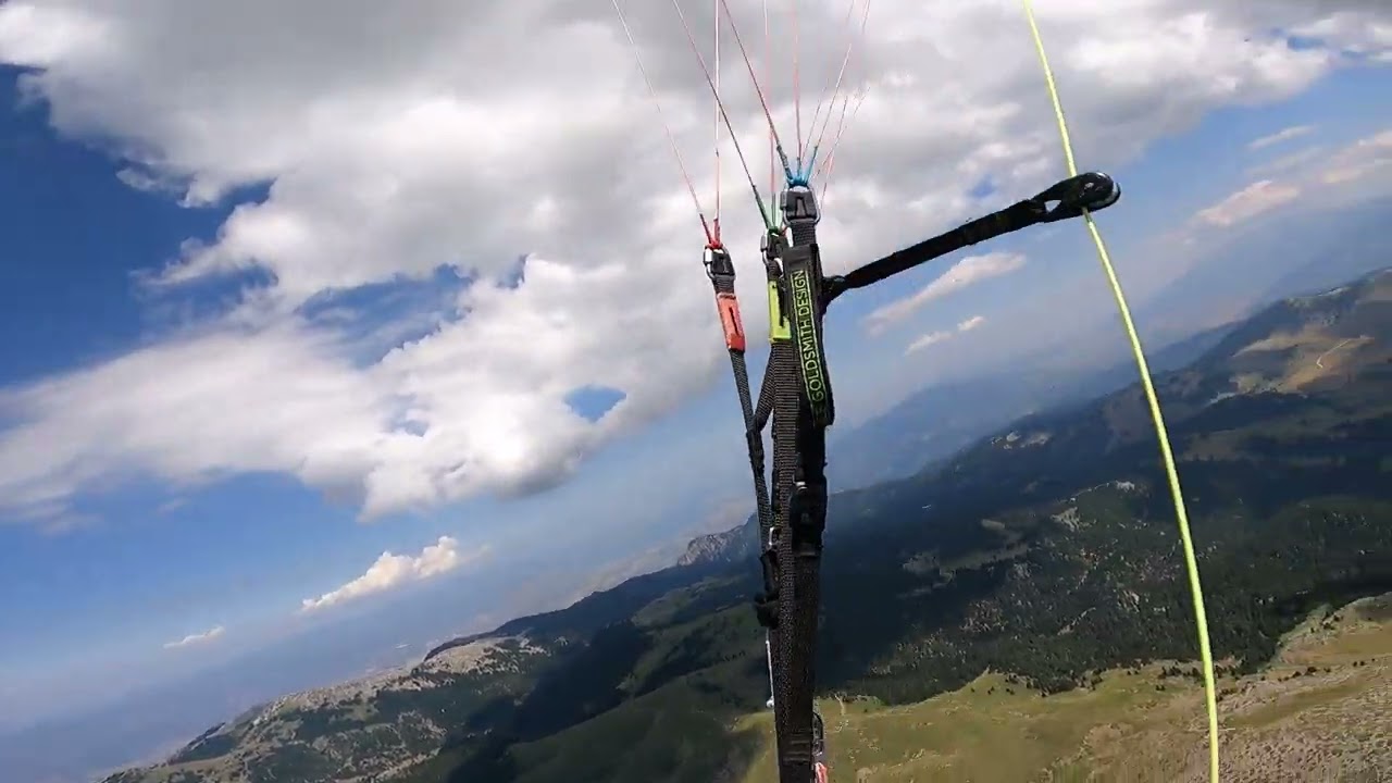 Paragliding Oiti - Giona - Eratini. part 1