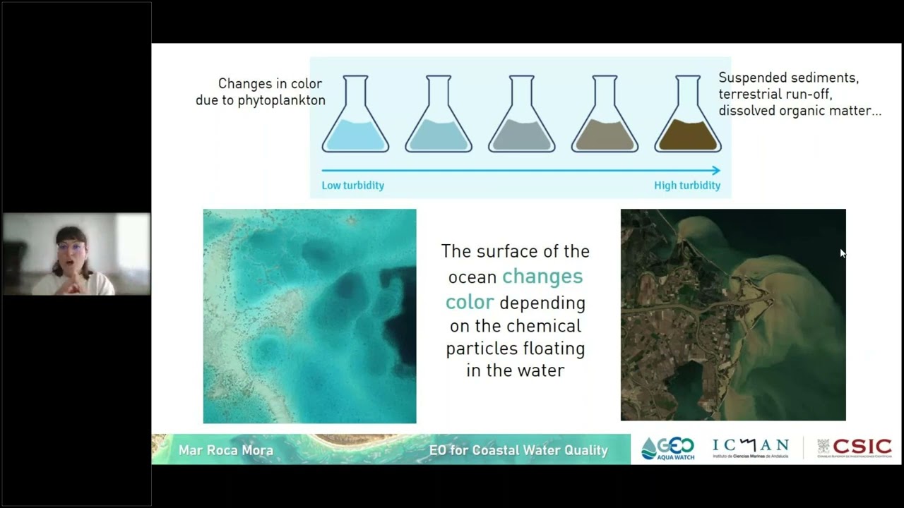 RocaMora presenting Mar Menor Lagoon Water Quality Monitoring_GEOAquaWatch Nov 7th, 2023