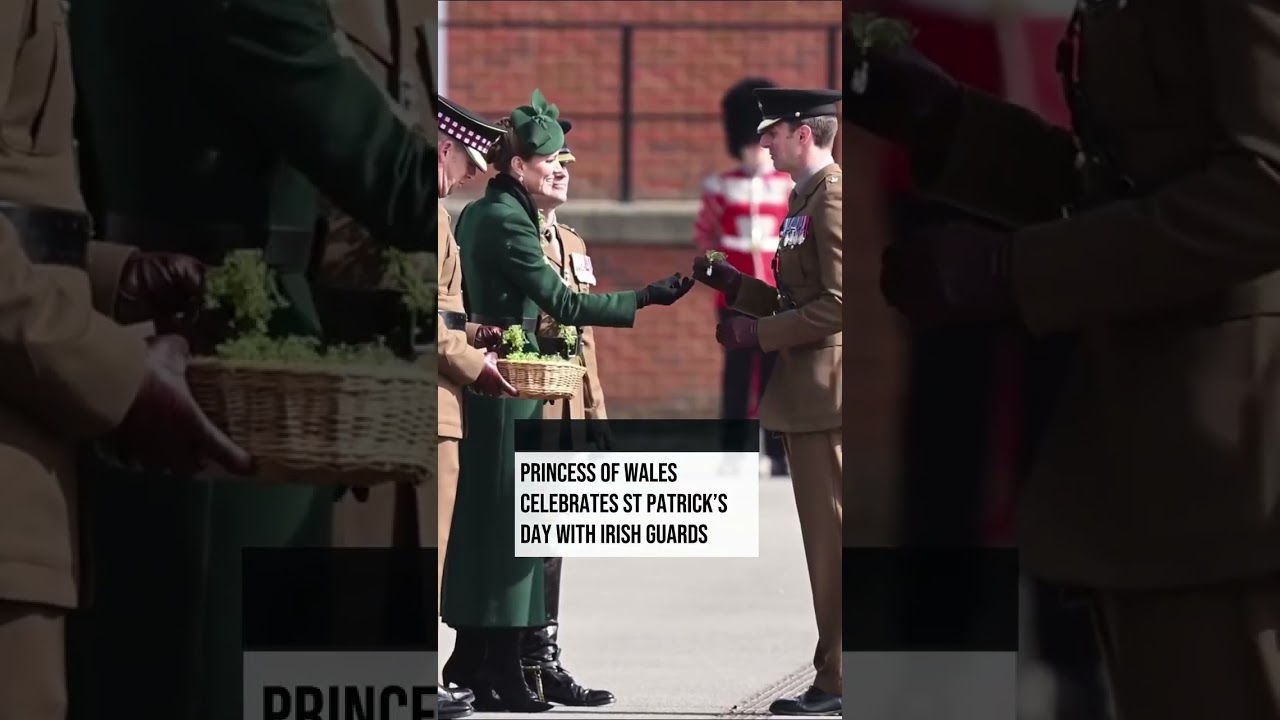 The Princess of Wales laughed as she held hands with the three-year-old daughter of a soldier