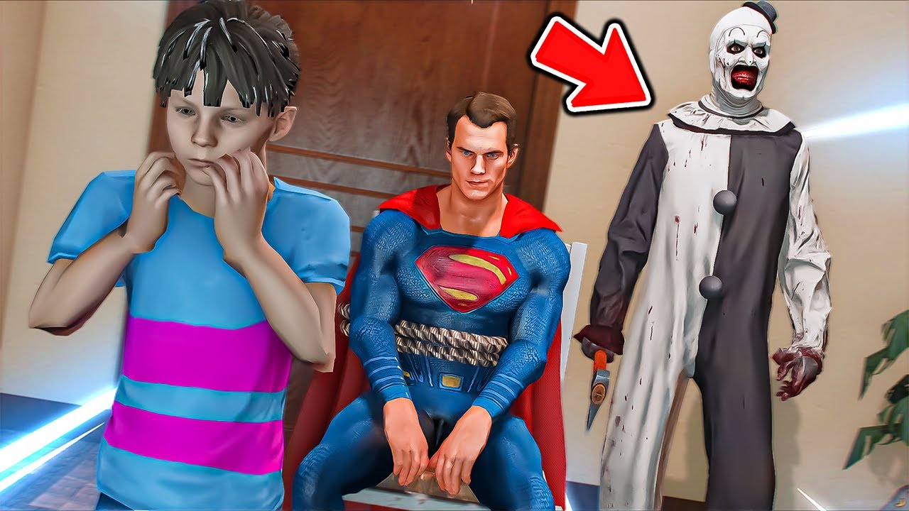 المهرج المرعب خطف سوبرمان😱🔥!! | فلم قراند