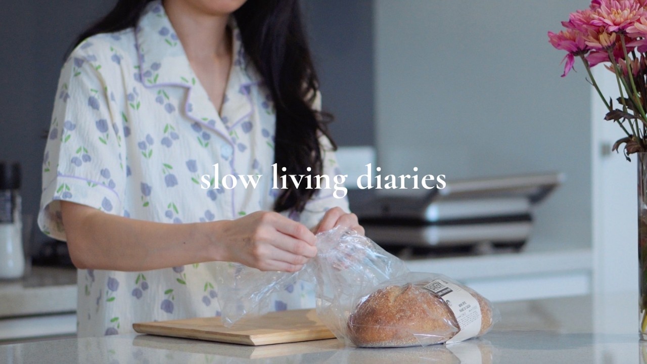 Rainy Last Day of Summer in Australia 🌧️ | slow living, brunch, baking lemon blueberry bread 🫐🍞