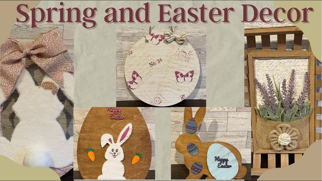 Spring Decor | Easter Decor | Bunny Decor | Chalk Couture | Easter Bunny DIY's