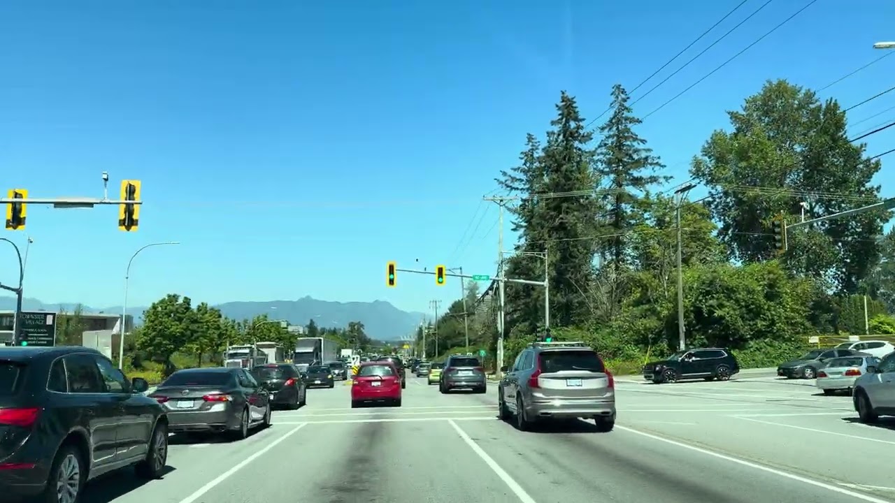 🚗 Driving the Trans-Canada Highway 🛣️ | Langley to Coquitlam 🚗🌄 (Breathtaking Views!)