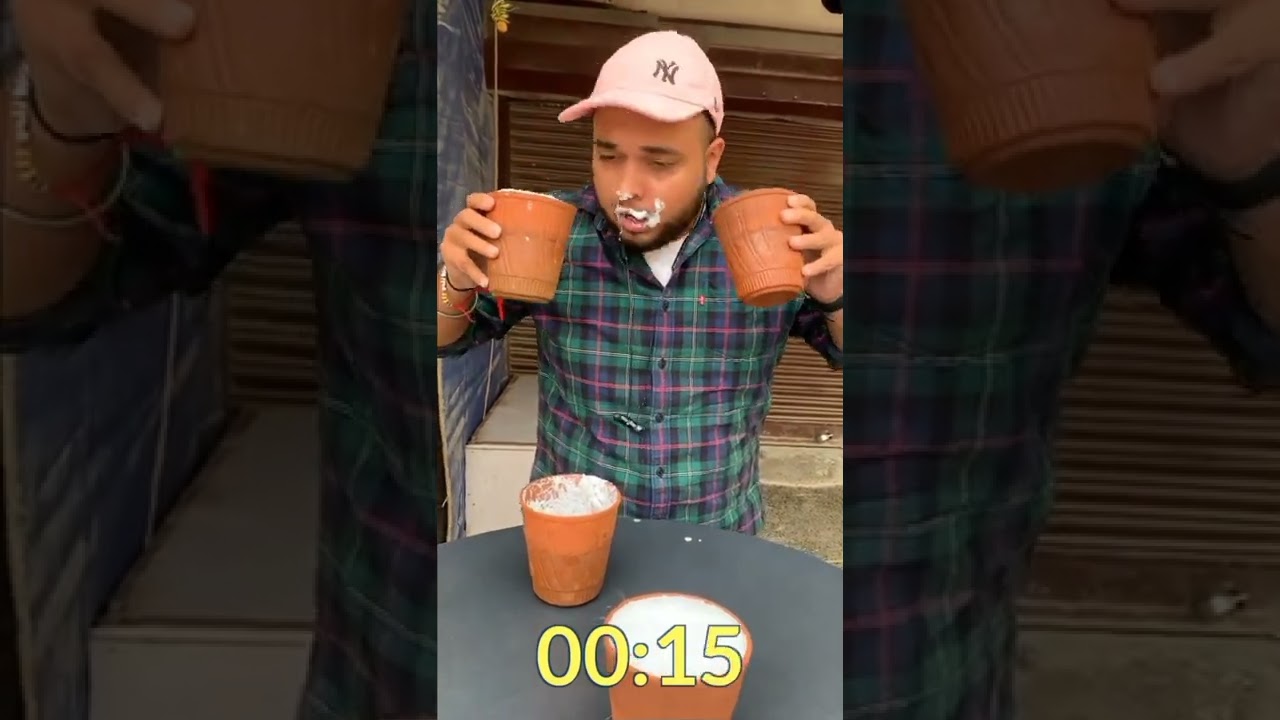 Lassi challenge 😱😱 @ARE YOU HUNG #shorts #food