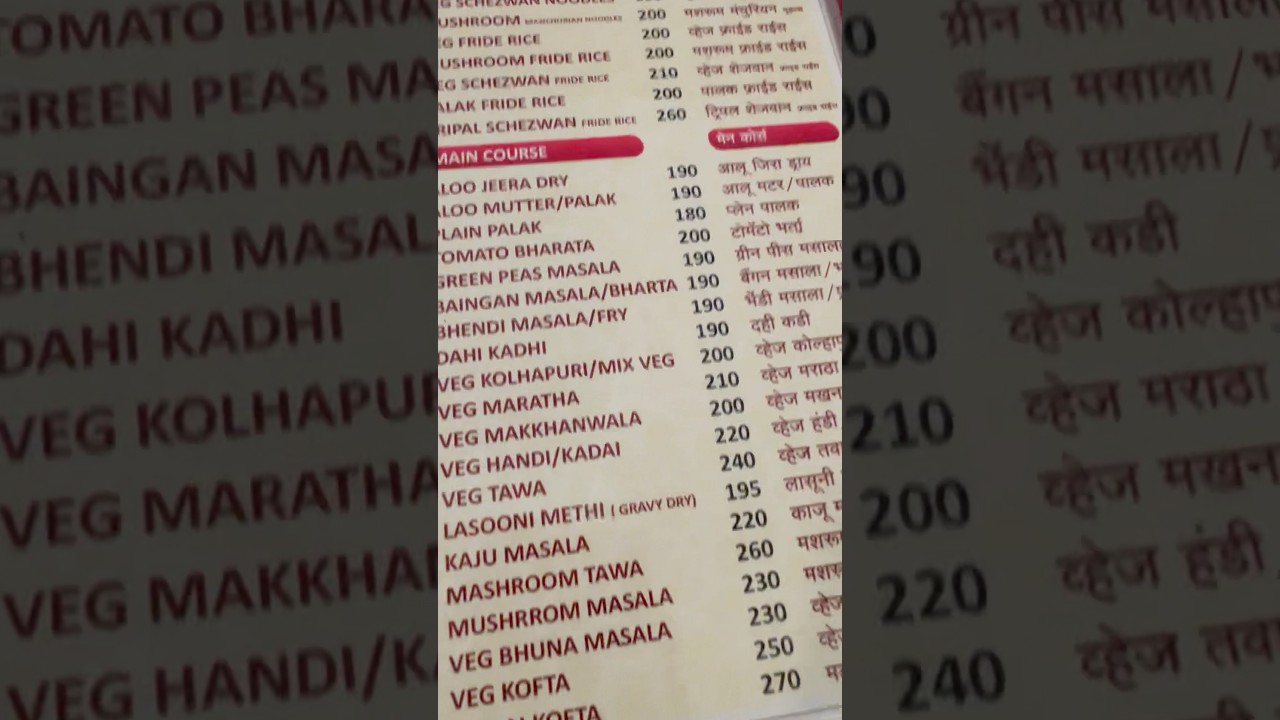 Hotel menu card #menu #menucard #hotel #hotels #youtubeshorts #shorts #youtubeshort #feed #trending