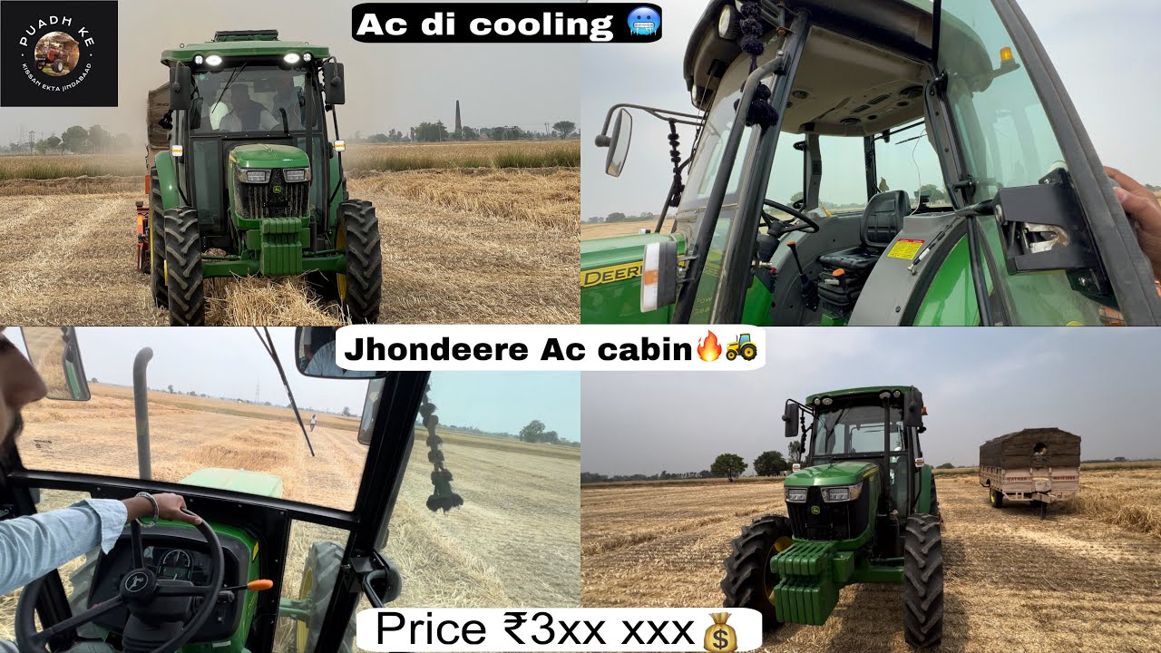 New Jhondeere Ac cabin🔥|4X4 5405 crdi🚀|@goldstarsamana review 👌