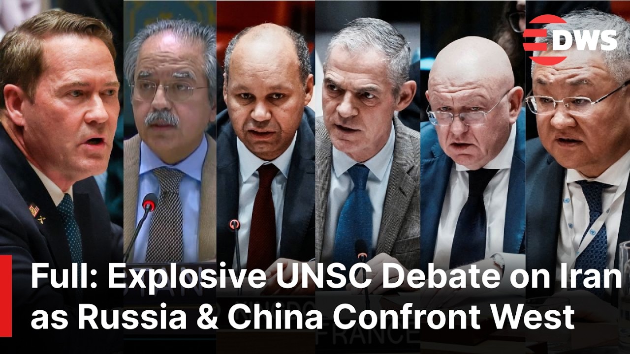 FULL UN CLASH: Russia & China Challenge US, UK, France, Denmark on Iran at Security Council | AC1E