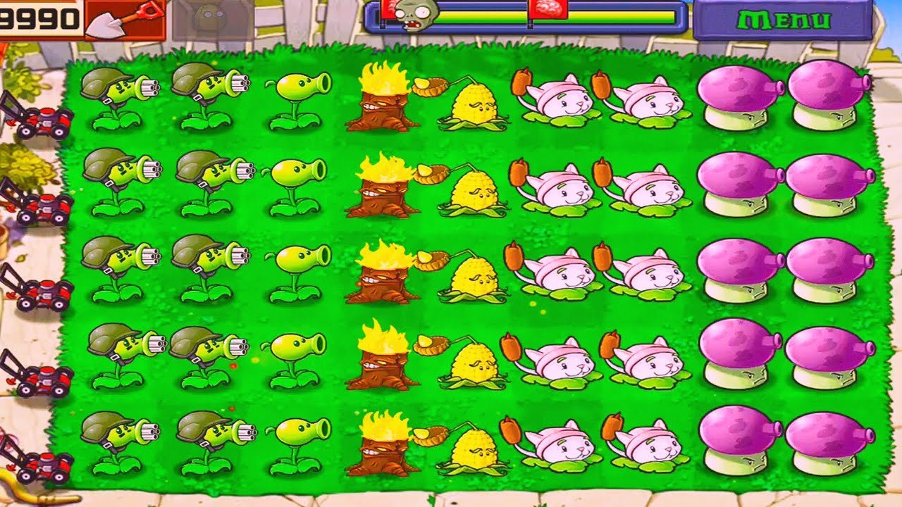 Plants Vs Zombies | Adventure Day | Level! 6&7&8 Completed Gameplay Full HD 1080p 60fps