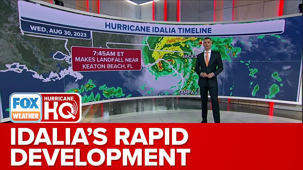 From Disturbance to Category 4 Hurricane: The Timeline of Idalia