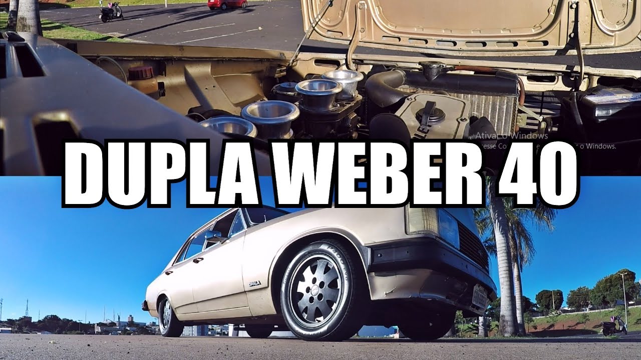 Opala 80 - DUPLA WEBER 40 + COMANDO 288