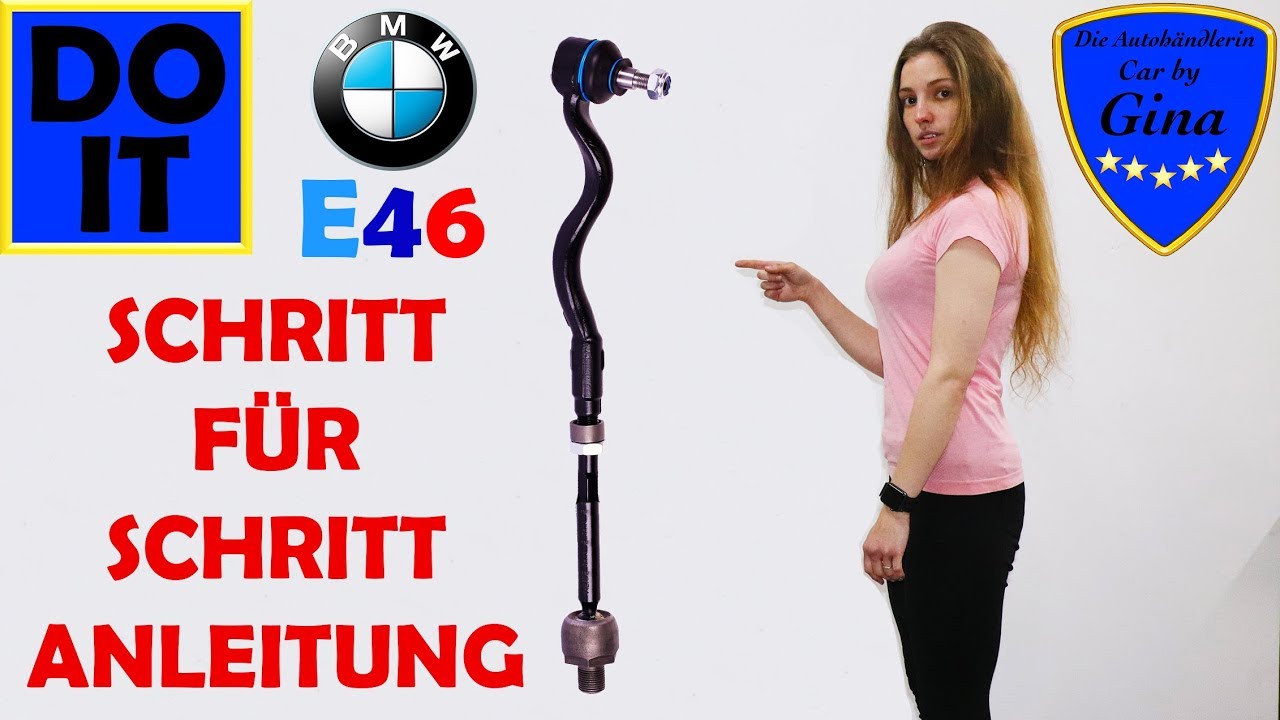 BMW E46 SPURSTANGENKOPF + AXIALGELENK WECHSELN / ERNEUERN 🔹 TUTORIAL 🔹 SCHRITT FÜR SCHRITT ANLEITUNG