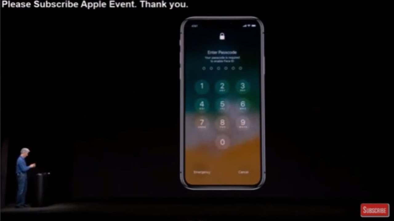 IPHONE X FACE ID FAIL - Apple September Event 2017 Fail - Iphone X Face ID Didn't work
