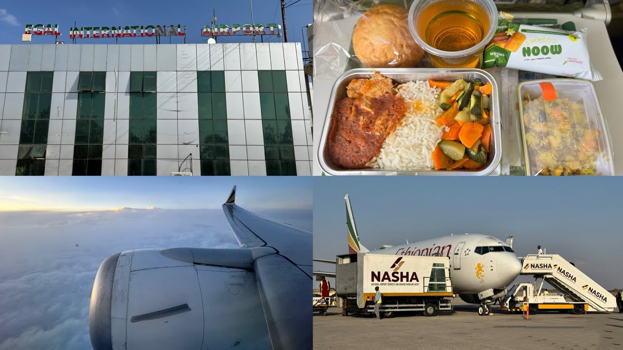 【世界一周 #323】ソマリランド出国！エチオピア航空エコノミークラスで向かうブルンジ🇧🇮 Ethiopian Airlines economy class Somaliland → Burundi