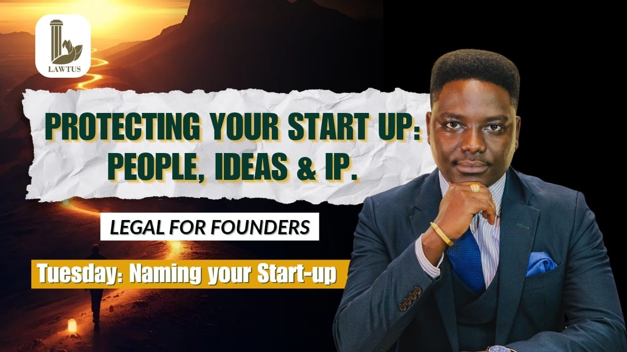 Simon Makonde named on Tuesday-Protecting Your Start up;People Ideas & IP
