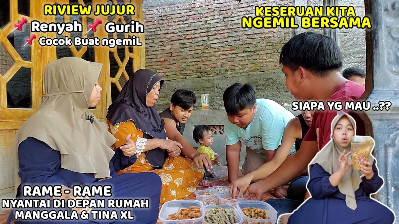 nyantai⁉️ rame - rame ngemiL Di Depan Rumah Tina XL