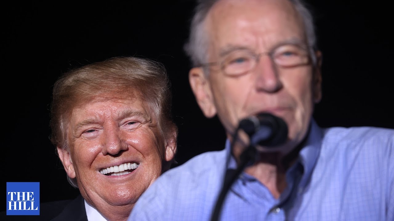 Donald Trump endorses Chuck Grassley's Senate run