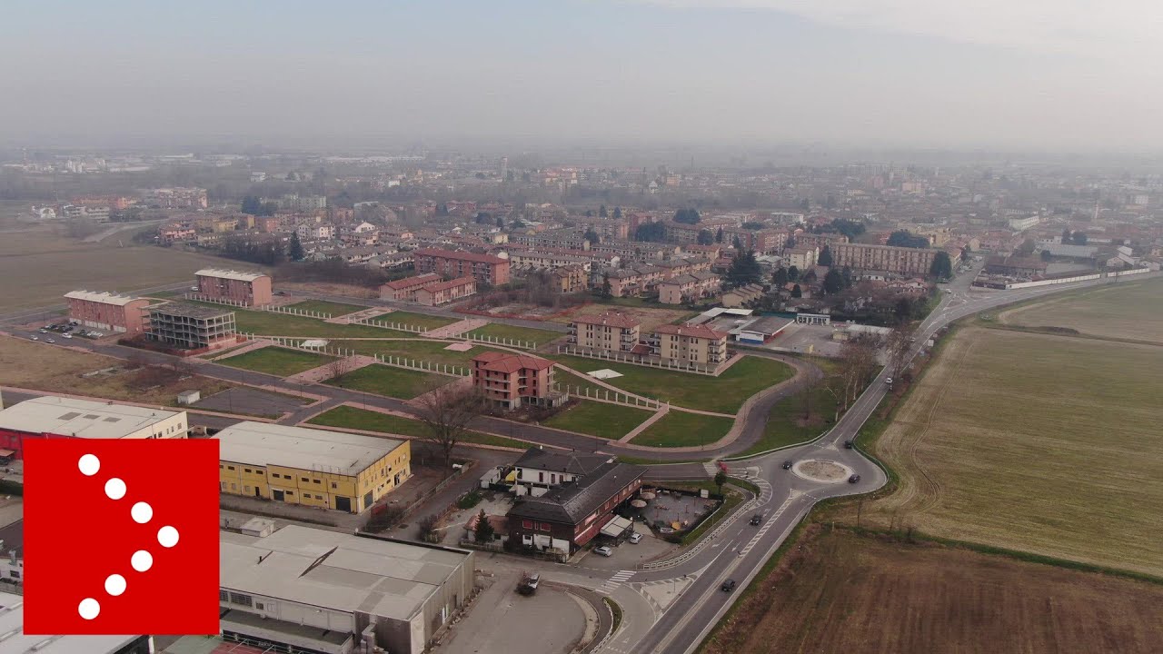 La zona del contagio dal drone: Casalpusterlengo dall'alto