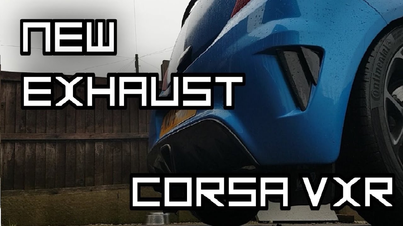 New Exhaust With Pre Cat Pipe On - Corsa VXR
