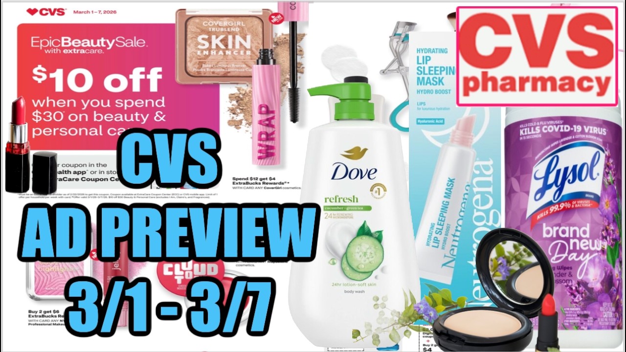 CVS AD PREVIEW (3/1 - 3/7) | Freebies & Cheap Deals!