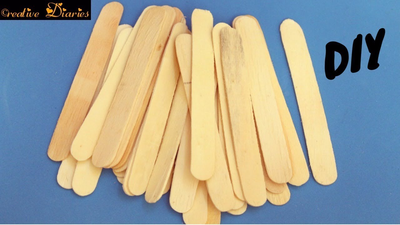 Best DIY Ice Cream Stick Craft idea I Popsicle Stick craft I Creative Diaries