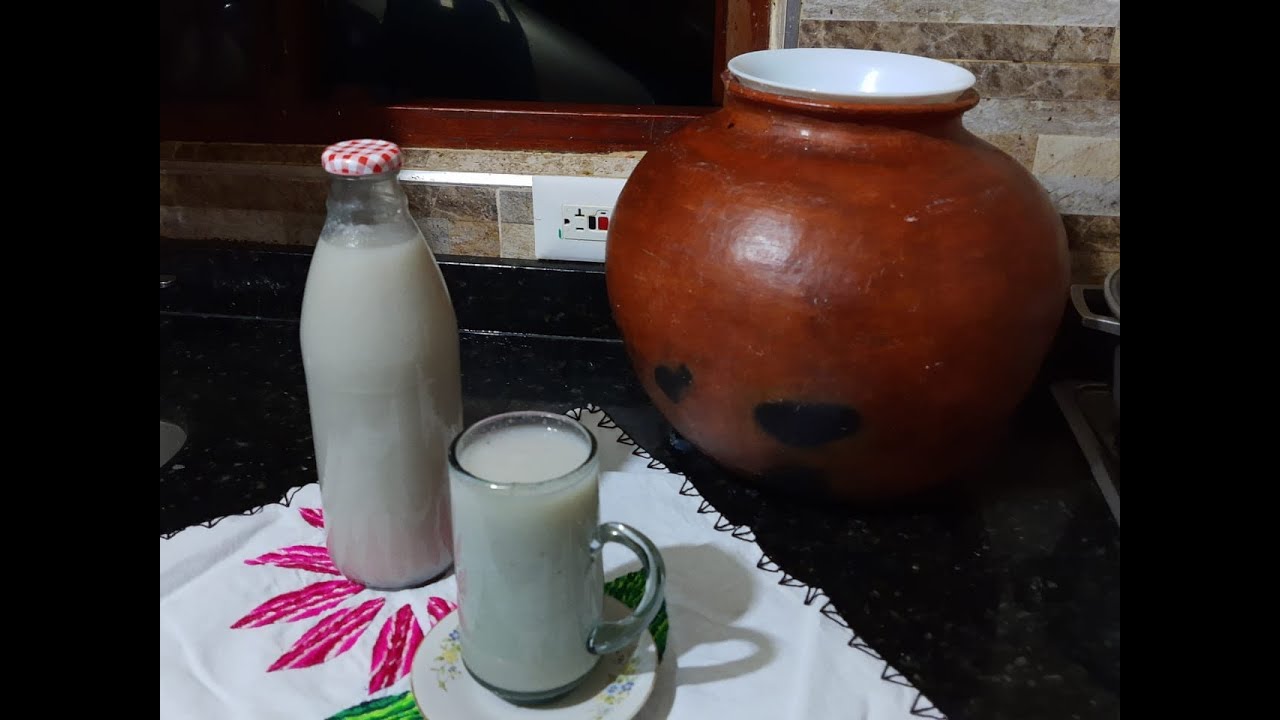 Como hacer masato de arroz colombiano