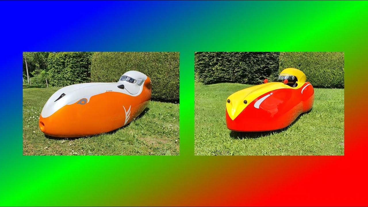 Vélomobiel Snoek vs QuatreVélo !!