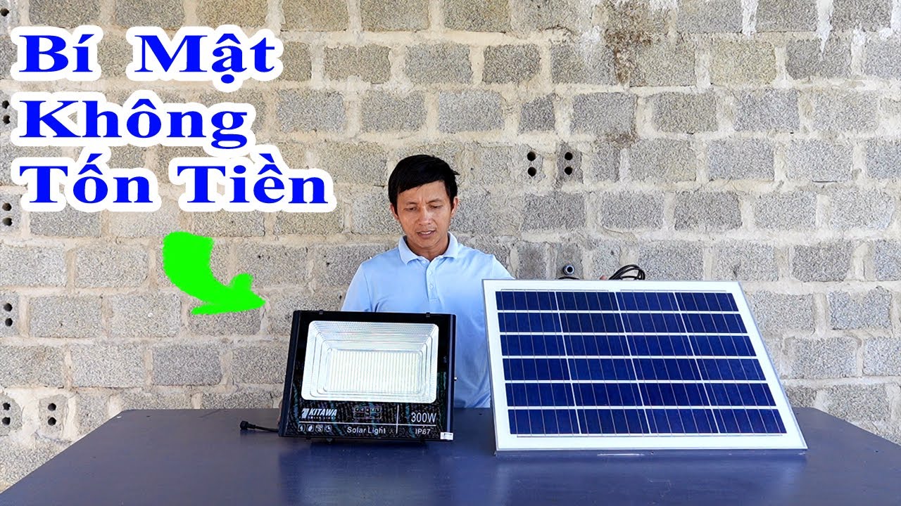 bí mật tuyệt vời về đèn năng lượng mặt trời giúp bạn không tốn tiền điện nữa, đèn năng lượng kitawa