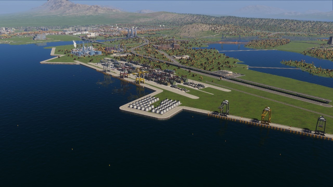 Construction d'un Port de Marchandises Géant ! - Cities Skylines II