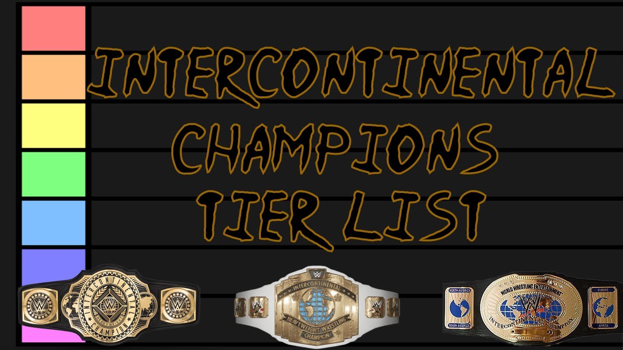 WWE Intercontinental Champions Tier List!