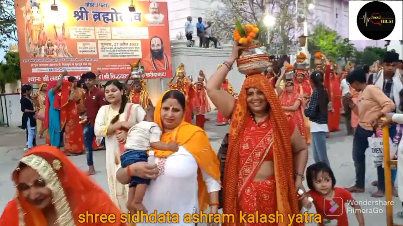 shree sidhdata ashram kalash yatra 27-4-2023