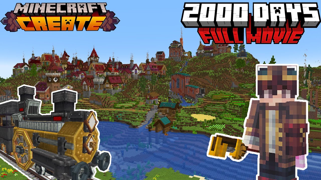 2000 DAYS FULL MOVIE | Minecraft Create Mod!