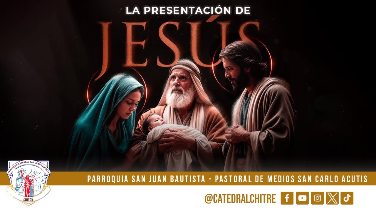 SANTA MISA DIARIA || 6:00 P.M. - LUNES 02: LA PRESENTACIÓN DEL SEÑOR. NTRA. SRA. DE LA CANDELARIA.