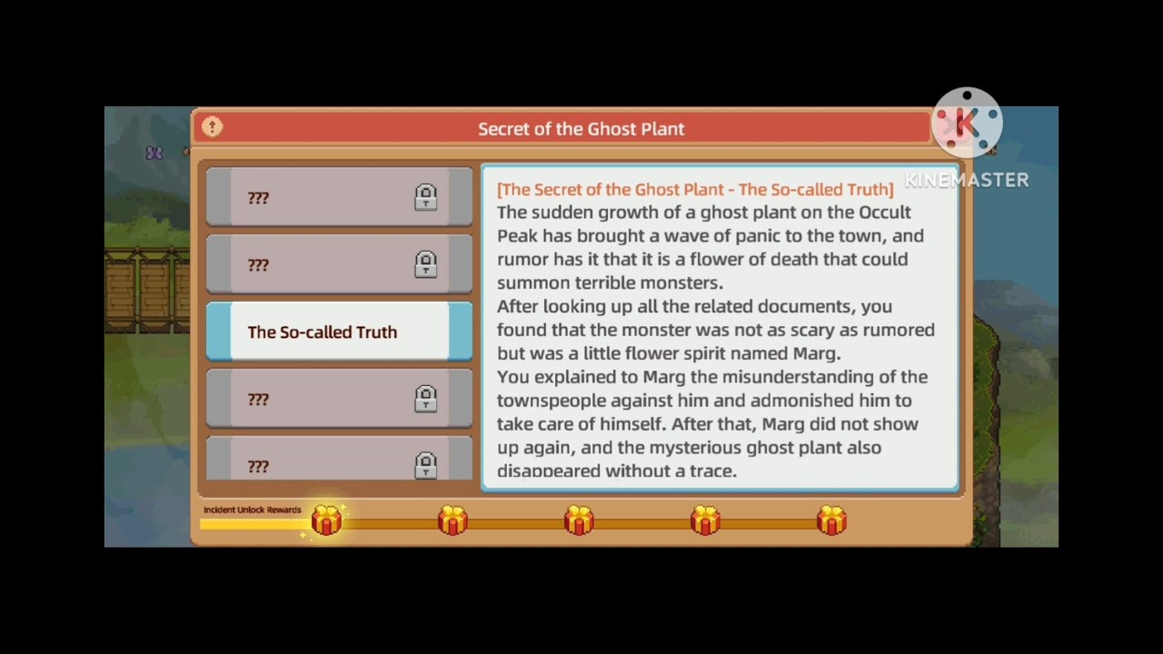 Harvest Town Exploration, Secret of the Ghost Plan 3.The So-Called Truth