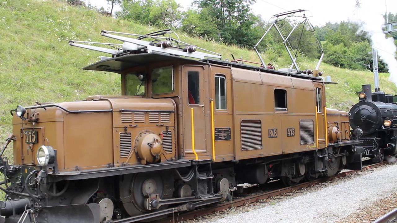 Rhätische Bahn - Davoser Rundfahrt 2016 mit Dampflok G4/5 107