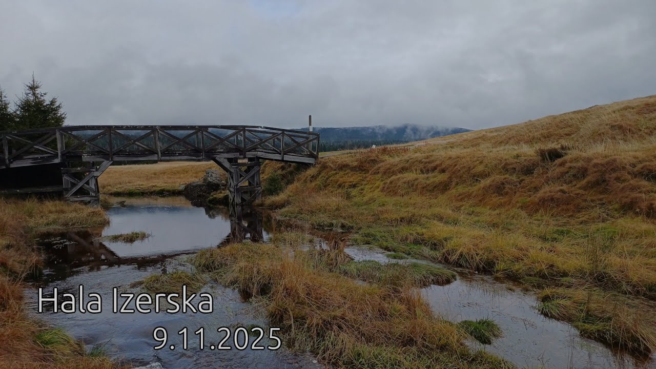 Listopadowa wycieczka na Halę Izerską - Góry Izerskie