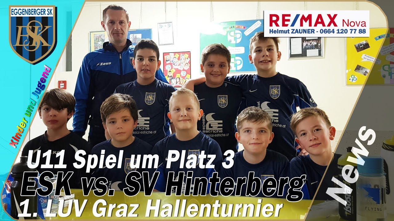 ▶️ U11 Hallenturnier ⚽️ ESK Graz vs. SV Hinterberg ⚽️ vom 12.1.2019