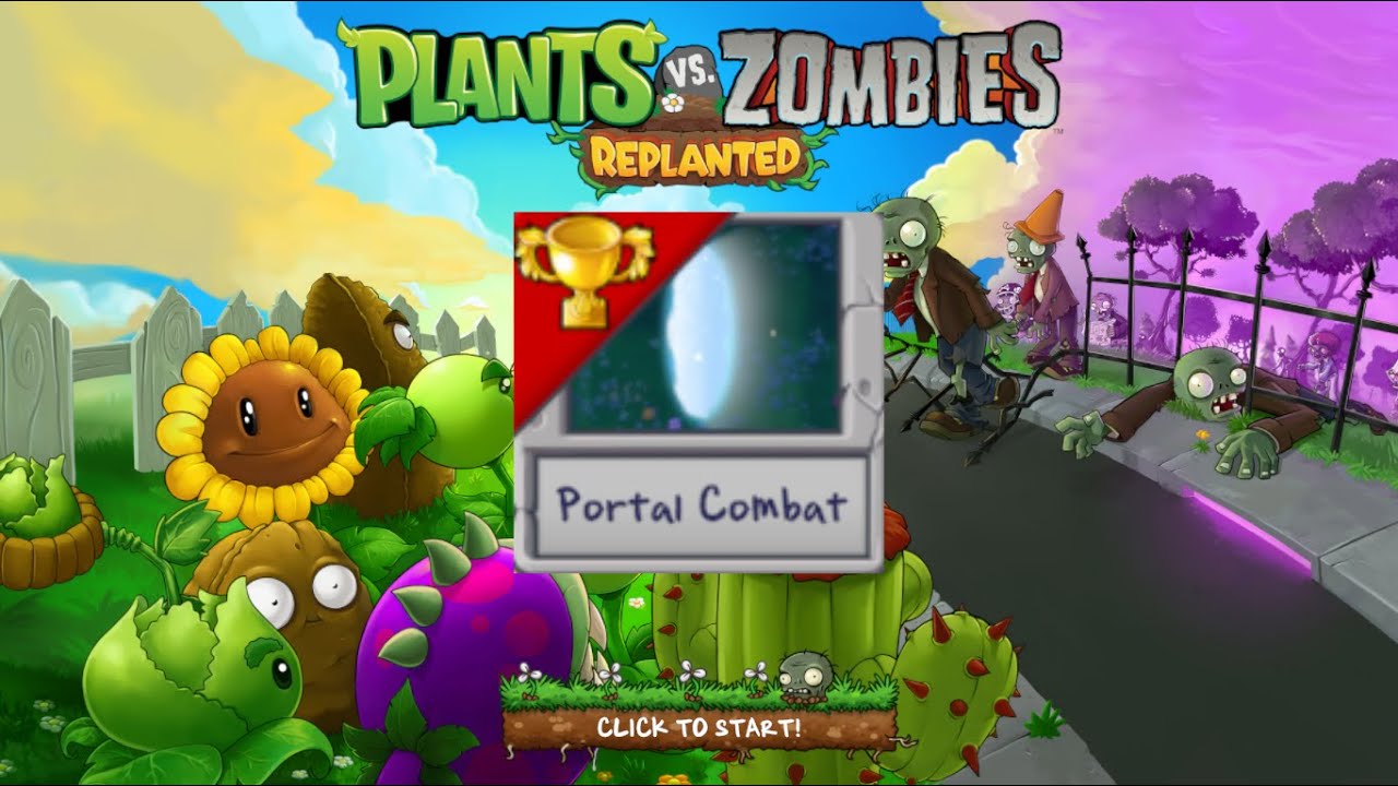 Pvz replanted Portal Combat minigame