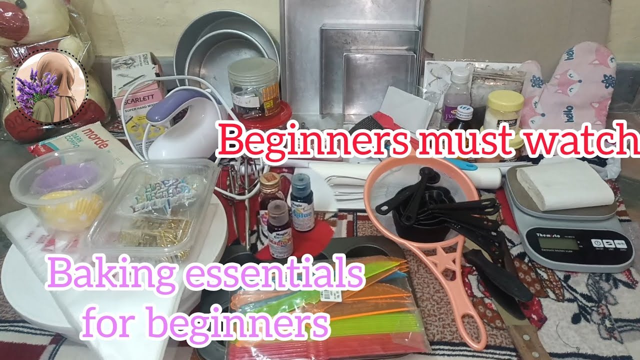 Baking essentials for beginners/beginners must watch/💯 free baking course/