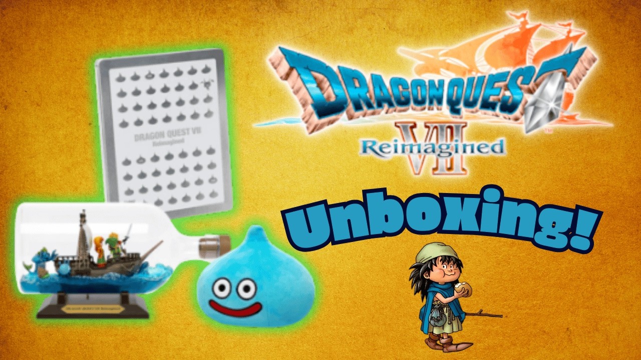 Распаковка коллекционного издания Dragon Quest VII Reimagined.