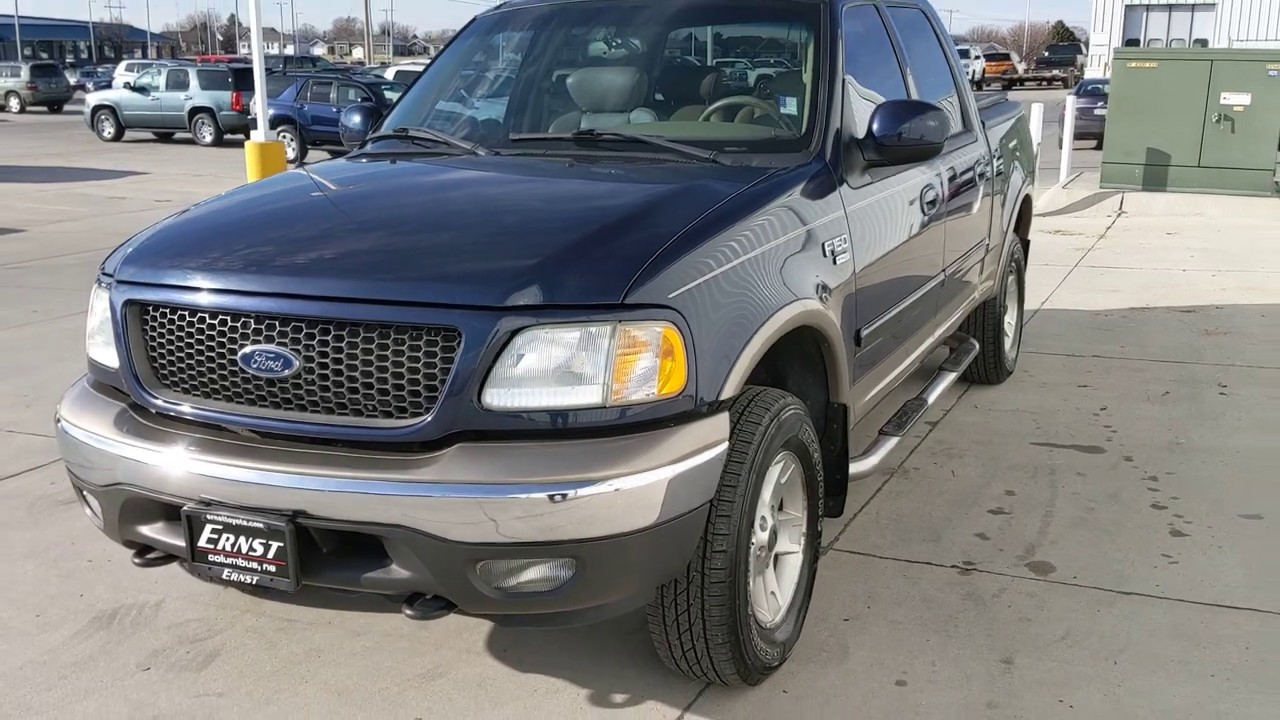 2002 Ford F 150 Lariat Blue T878520