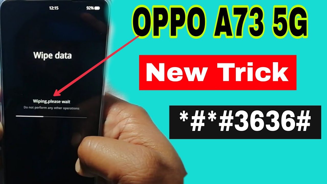 Oppo A73 5G Hard Reset | How To Hard Reset Oppo A73 5G Without Pc | Oppo A73 Hard Reset Without Pin.