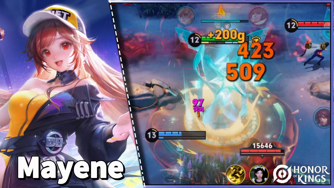 Mayene｜Cool new skins｜Novas skins legais｜Honor of Kings🏎️