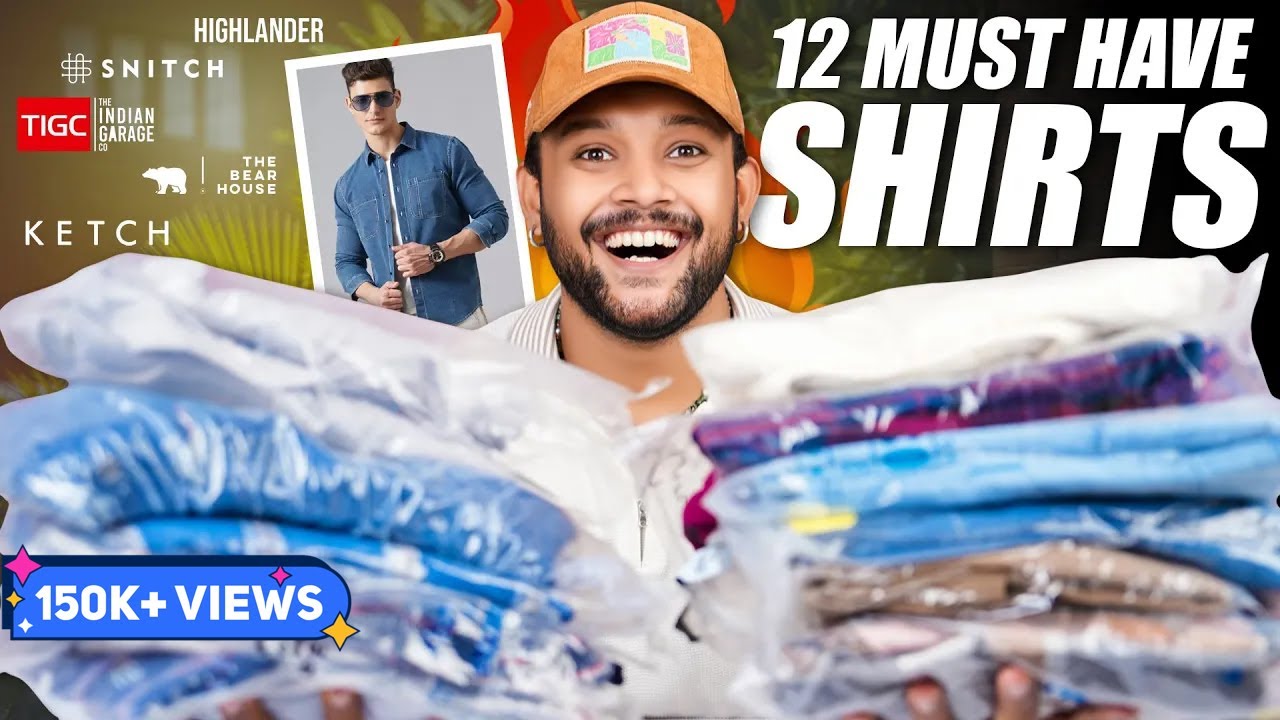 12 Best Casual Shirts for College Under 500/1000 🔥 Flipkart Men Shirt Haul Review 2024 | ONE CHANCE