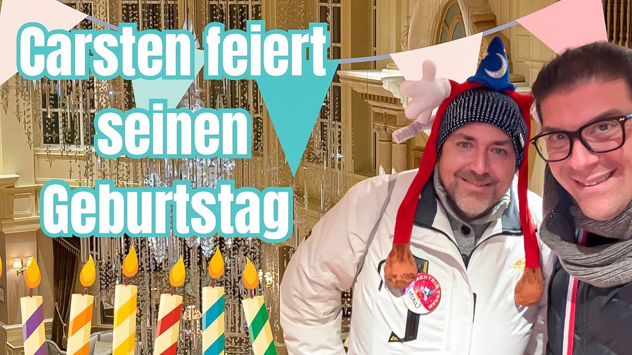 Disneyland Paris - Carsten feiert Geburtstag im Royal Banquett - ich zeige euch das Eklo Hotel
