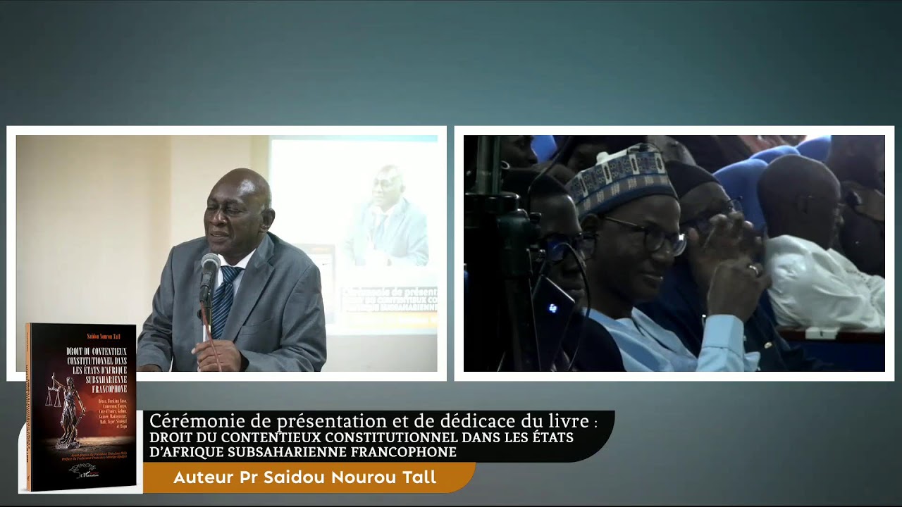 Cérémonie de présentation et de dédicace du livre du Pr Saidou Nourou Tall