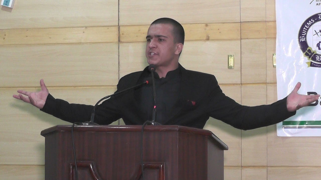 gul Muhammad best declaimer of the year