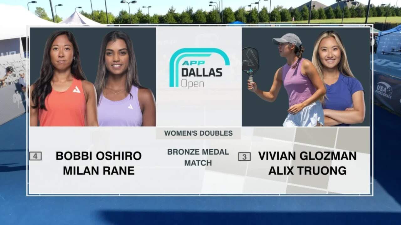 Rane/Oshiro vs. Glozman/Truong | The 2023 APP Dallas Open | Women's Pro Doubles | Full