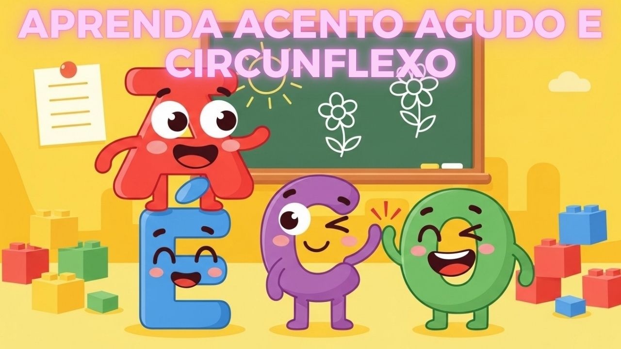 Aprendendo Acento Agudo e Circunflexo / Mundo Encantado Kids #youtubekids #aprender #canalkids